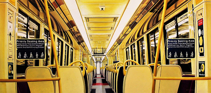 Quiet Carriage II by K D De Silva | Lethbridge Gallery